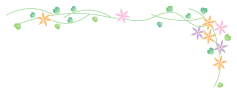 ロゴ横花飾り